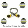 Topways Hose Connection Set for Garden Hose Reel, Plastic Hose Pipe Fitting Connection Kit Including 3/4'' Male Threaded, 2 in 1 Faucet Adapter,