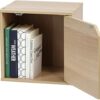 Iris Ohyama, Wooden Cabinet / Space Saving / Wooden Shelf / Storage Unit / Storage Cabinet, Stackable & Flexible , Office, Living Room, Bedroom -