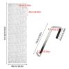 24 Pockets Hanging Organiser Over Door White Black, Foldable Closet Door Shoe Rack Holder, Narrow Wardrobe Shoe Hanger with 3 Metal Hook, Hanging