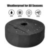 Umbrella Base Weight Bag, Round Base Stand Weatherproof Parasol Weights Bag with Large Opening fit for Offset, Cantilever or Standard Outdoor Pat