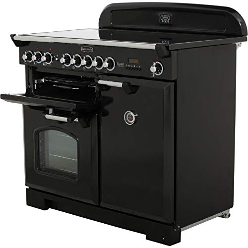 Rangemaster Classic Deluxe CDL100EIOG/C 100cm Electric Range Cooker with Induction Hob - Olive Green