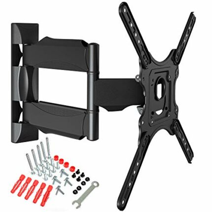 Adjustable TV Wall Mount for 32-55 inch LED LCD TV Mount with VESA Max of 400x400mm Max Capacity of 31.8 kg