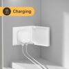 Warmiehomy LED Illuminated Bathroom Mirror Cabinet with Shaver Socket Demister Pad and Sensor 640x600mm