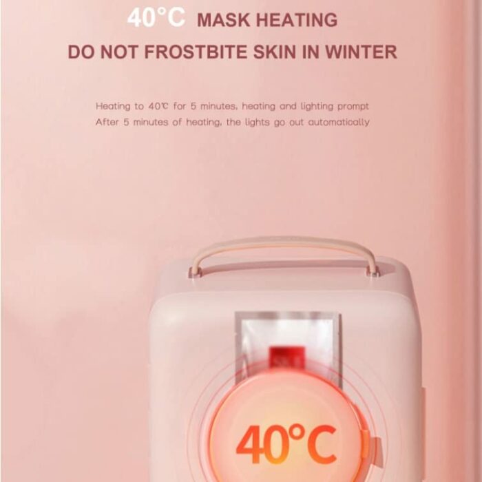 SDFGH Cosmetics Skin Care Products Refrigerated Beauty Small Refrigerator Storage Mask Heating Constant Temperature Preservation (Color : Vert, S