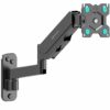 ONKRON PC & TV Monitor Wall Mount for 13-32-inch Screens Full Motion Adjustable Arm Support - Tilt Swivel Rotate VESA 75x75-100x100 mm up to 8 kg
