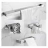 TNOMS Brushed Bathroom Hardware Accessories Set 4 Pcs Stainless Steel Wall Mounted Towel Bar Set, 23.6 Inch Towel Rack Set