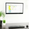 VIVO Full Motion Wall Mount for up to 27 inch LCD LED TV and Computer Monitor Screens, Tilt and Swivel Bracket with Max 100x100mm VESA, Black, MO