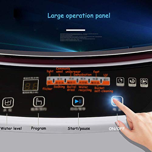 CHUNYU Washing machine,Portable Washing Machine Twin Tub Washer Machine with Wash and Spin Cycle Compartments by