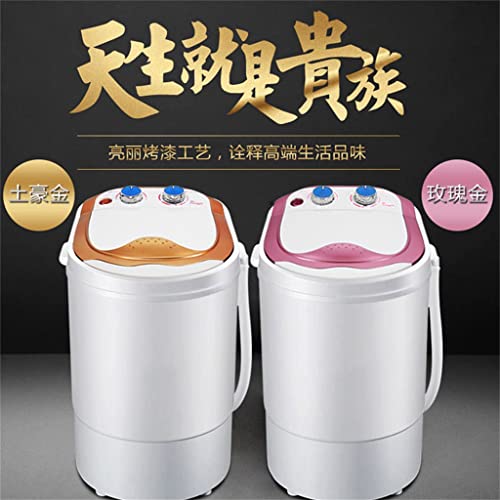 HDDFG Portable Washing Machine 2.0 Kg Mini Washing Machine Small Baby Child Household Single Barrel (Color : A, Size