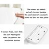 WANGZI Adult Folding Shoe Changing Stool Wall-Mounted Wall Shower Stool Elderly Bath Stool Bathroom Shower Shower Chair,White