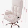 LZQDM Computer Chair Home Office Chair Nordic Leather Gamer Chair Backrest Lift Swivel Chair Sofa Live Seat Furniture Armchair