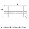 Hama Advance Fixed TV Wall Bracket | 37 - 75Inch | Up to VESA 800 X 400 | Black