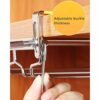 Fashion Creative Wine Glass Rack, 4 Row Champagne Fashion Creative Wine Glass Rack, Stemware Holder - Goblets Cup Rack 17-Inch Freestanding Wine