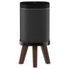 Wooden Speaker Desk Stand for Sonos One, One SL, Play 1 Speaker Stand Desktop Table Stand Holder with Anti-Slip Pad for Sonos Speakers, Black