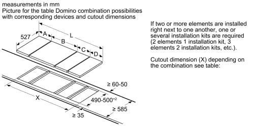 Bosch PKF375FP2E Series 6 Domino Ceramic Hob, 30 cm Wide, PowerBoost Faster Cooking, DirectSelect Intuitive Operation, Comfort Profile Elegant De