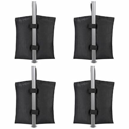 UKTYUAS 4 Pack Gazebo Weights Bags,Gazebo Weights Heavy Duty,Sandbags,Gazebo Weights Set Of 4,Leg Weights for Gazebo,Pop Up Gazebo,Garden Umbrell