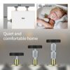 2 Packs Headboard Stoppers, Adjustable Threaded Bed Frame Anti-Shake Tool, Bed Wall Headboard Stoppers Anti-Shake Fixer, Prevent Rocking Headboar