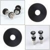 10Pcs Toilet Seat Washer Replacement Toilet Seat Hinge Fitting Replacement Rubber Accessories for Loose Toilet Seats 27mm/1.1inch