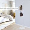 Coat Rack, Coat Tree Coat Hanger with 8 Hooks Hat Handbag Hanger Coat Rack Stand,Easy to Assemble Home Office Entryway Storage Display Hall Tree