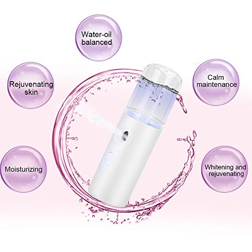 ALREMO HUANGXING - Face Humidifier, Mist Sprayer Face Steam Instrument Nano Mist Sprayer Face Hydration Sprayer, for Legs Face Body Hands