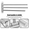 BOBLIUE Swivel Towel Rail,Towel Rack Wall Mounted,3-Arm Folding Towel Holder-40cm/Stainless steel Towel Hanger/Towel Storage Rack/Towel Rails for