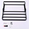 Towel Rack Black Aluminum,Foldable Towel Rails,2-Tiers Wall Hanging Towel Holder,for Bathroom Bedroom Kitchen