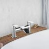 [Waterfall Bath Tap] Hapilife Modern Bathroom Tub Monobloc Bath Filler Mixer Chrome Double Lever