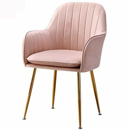 Kitchen Dining Room Furniture Chairs Velvet Dining Chair Living Room Armchair With Metal Legs Velvet Seat And Backrests for Living Room Bedroom K