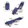 Sywlwxkq Zero Gravity Chairs, Lounger Deck Chairs, Folding Reclining Chairs, Beach Chairs, Sun Lounger, Super Width 55 CM, Beach Patio Garden Cam