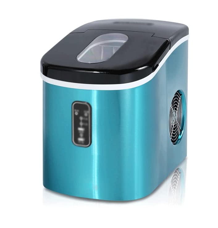 n/a Ice Maker Mini Small Commercial Household Ice Maker Milk Tea Shop Blue Stainless Steel Ice Maker Bar Coffe Shop