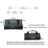 36pcs Bed Slat Holders Kits Bundles 12pcs Bed Slat Centre Caps Holders, 24pcs Side Slat Bracket (63mmx9mm Inside)for replacement Plastic Bed Slat