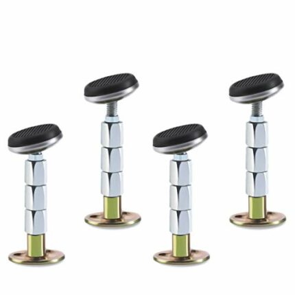 Adjustable Threaded Bed Frame Anti-Shake Protectors Tool For Bed, Bedside Headboard Stoppers Anti Shake Telescopic Support Stabilizer 4 Pcs (XL A