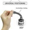 Movable Kitchen Sink Tap Spray Head, 360° Rotatable Anti-Splash Faucet Extender with Hose, Sprayer Head Faucet Sprayer Attachment with 3 Modes fo
