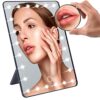 Hi-ERA Led Makeup Mirror with 24 LED Lights, Vanity Mirror with Lights, Mirror Makeup for Dressing Table, Light Up Mirror with 10x Magnifying Mir