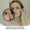 ShopHut 20X Magnifying Mirror For Make Up Cosmetic & Eye Makeup Travel Size Suction Mirror | Professional Pocket Vanity