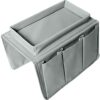 EZSTAX Hanging Storage Armrest Chair Desk Sofa Slipcovers TV Remote Controller Holder Organizer Bag Table Cabinet Pouch, Grey