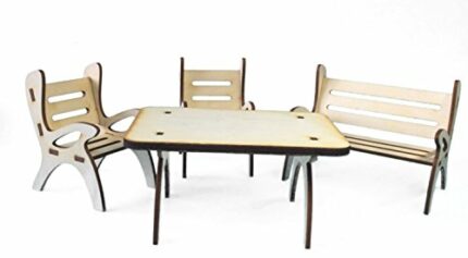 Petra's Craft News A GMH06FS1 consists of 1 Table Dining Set, 1 x Garden Bench and 2 Chairs – Set of 4