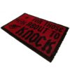 AC/DC For Those About To Knock Doormat, Coir, Multi-Colour, 40 x 60 cm