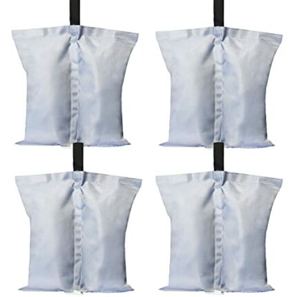 ABCCANOPY 4 Pack Gazebo Weight Bags Industrial Grade Heavy Duty Double-Stitched Sandbags,Leg Weights for Pop Up Gazebo ,Patio Umbrella, Outdoor F