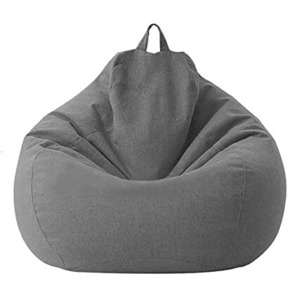 Highdi Bean Bag No Filler, Gaming Beanbag Chair Cover for Kids Adult Without Filling Highback Comfortable Lazy Sofa Beanbag Soft Toy Storage Bean