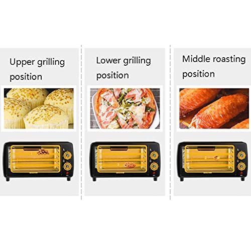 QUIM Small Mini Electric Oven Digital Convection Oven, Microwave Oven, Oven, Multi-function Fully Automatic Convection Toaster Oven,