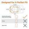 Amazon Basics Heavy-Duty Soft-Close and Quick-Release Urea Toilet Seat, Universal Size