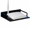 Faderr TV Box Shelf, TV Box Router Set-top Box Single Floating Shelf Wall Bracket, Wall Mount DVD Player Stand Rack Aluminum Home Router Holder