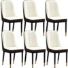 Kitchen Dining Room Furniture Chairs Kitchen Dining Chair for Living Room Bedroom Computer Chair Modern Simplicity Backrest Chair Leather Office
