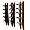Wine rack Solid Wood Wine Rack Vintage Wine Rack Creative Shelf Wall-mounted Wine Rack Goblet Holder Wine Rack Glassware Rack Cup Holder
