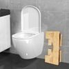 Toilet Stool,Squatty Potty Poop Stool for Bathroom, omlcines Foldable Potty Stool for Adults, Portable Squat Potty Stool with Non-Slip Mat for Ad