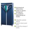 Wenko Air Wardrobe, Steel, Blue, Large
