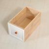 FRDTSG Children's Mini Bedside Table Solid Wood Small Simple Storage Cabinet Narrow Bedside Small Cabinet Width