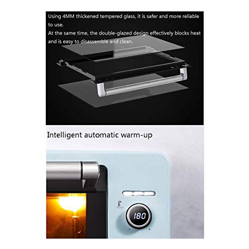 Oven 62L Toaster Oven, Multi-Function Stainless Steel Finish with Timer - Toast - Bake - Broil Settings, Natural Convection - 2100 Watts of Power