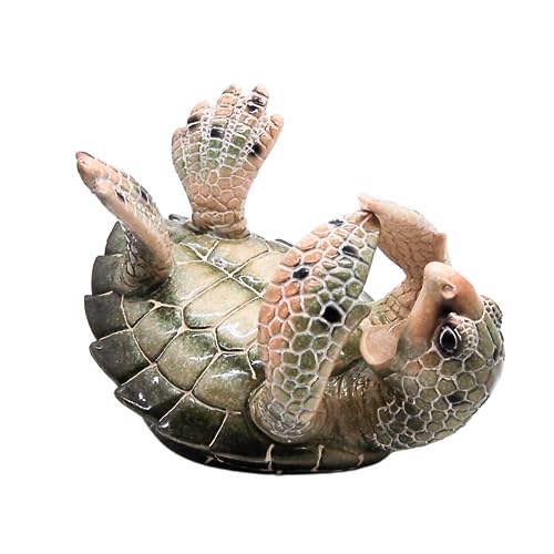 Turtle Wine Bottle Holder, Nautical Décor, Freestanding Tabletop Decoration, 5 Inches